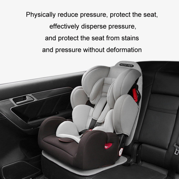 KEEP TOP Car Child Safety Seat Anti-Slip Thickened Anti-Wear Protective Pad(Gray)