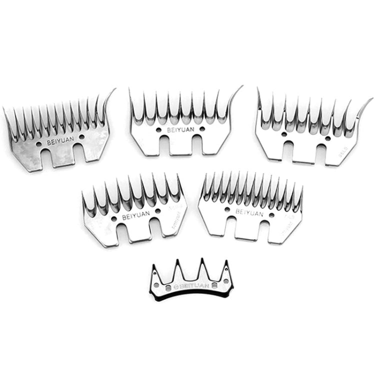 HILDA Power Wool Scissors Blades For Wool Pushers, Specification: 13 Toothed Curved Blade