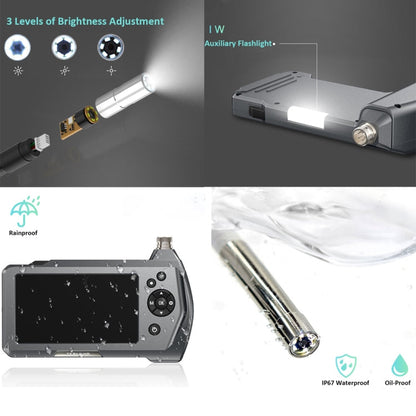 TESLONG NTS450A 4.5-inch Screen Industrial Handheld Endoscope with Light, Speci: 5.5mm Lens -3m