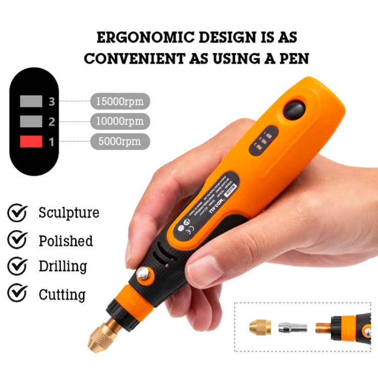 HILDA 3.6V Electrical Grinder Pen Precision Carving Micro Power Drill, Model: 46 In 1