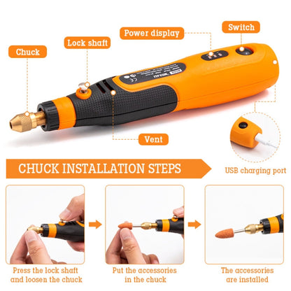 HILDA 3.6V Electrical Grinder Pen Precision Carving Micro Power Drill, Model: 46 In 1