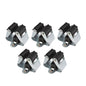 HILDA 5 pcs /Set With 10 Expansion Screw Wall Mounted Perforated Storage Tool Holder Kitchen Hanging Rack