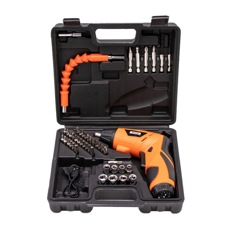 HILDA 47 pièces/ensemble tournevis Li-ion multifonction mini tournevis (Orange)