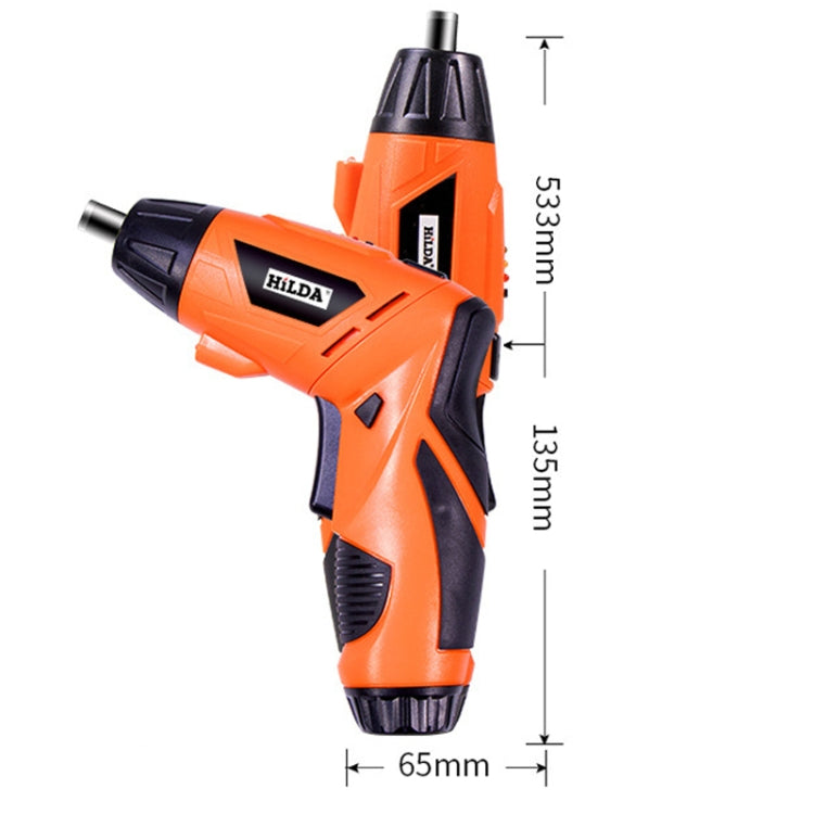 HILDA 47 pièces/ensemble tournevis Li-ion multifonction mini tournevis (Orange)