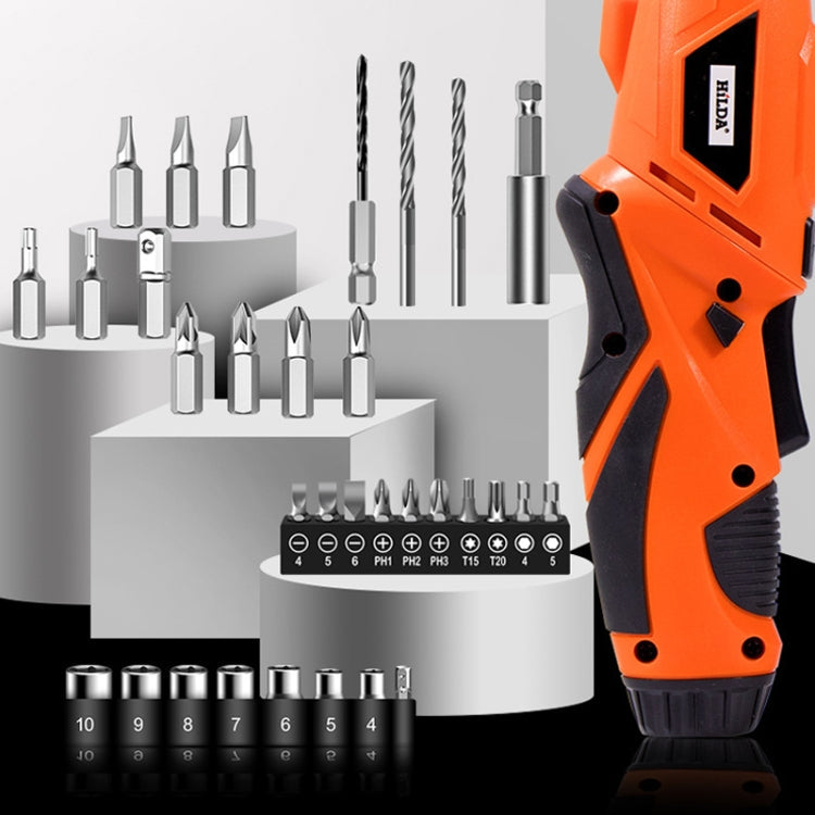 HILDA 47 pièces/ensemble tournevis Li-ion multifonction mini tournevis (Orange)