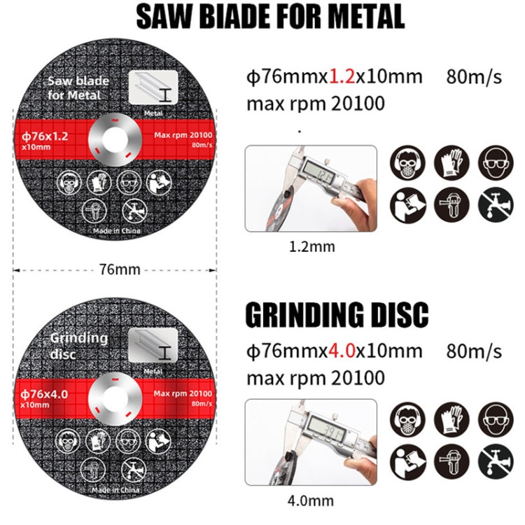 HILDA Grinding Tools Li-Ion Angle Grinder Accessories, Model: Grinding Disc