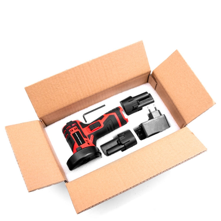 HILDA Mini meuleuse d'angle 12 V 3 pouces, sans fil, au lithium, pour la coupe et le ponçage, prise américaine, modèle : Carton avec 1 batterie
