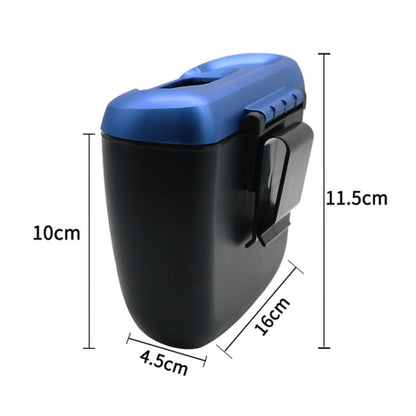 SHUNWEI Vehicle-mounted Trash Can Multifunctional Hanging Storage Bin(Silver)