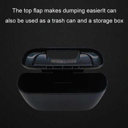 SHUNWEI Vehicle-mounted Trash Can Multifunctional Hanging Storage Bin(Silver)