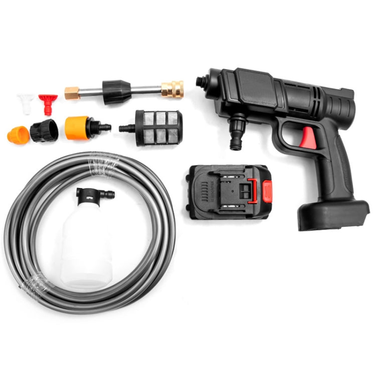 HILDA 21V Torche à eau haute pression au lithium Lave-auto Emballage plastique, Modèle: Prise UK + 1 Batterie
