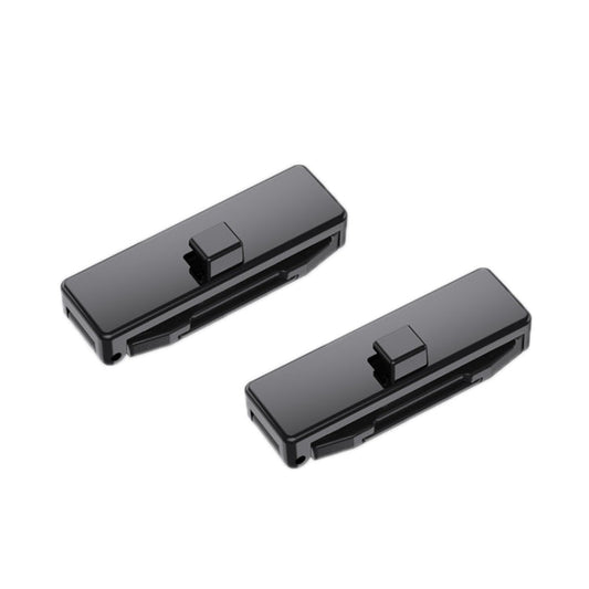 SHUNWEI 1pair Car Safety Belt Limiter Anti-Stranglehold Clip(Black)