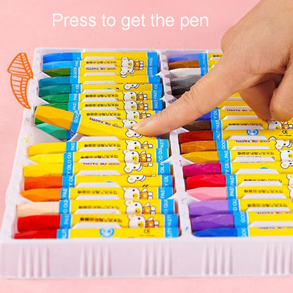 AIYO Crayons Peinture Lavables Ensemble de Bâtons de Peinture à l'Huile pour Enfants, Spécification : 18 Couleurs