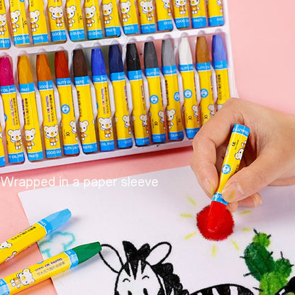 AIYO Crayons Peinture Lavables Ensemble de Bâtons de Peinture à l'Huile pour Enfants, Spécification : 18 Couleurs