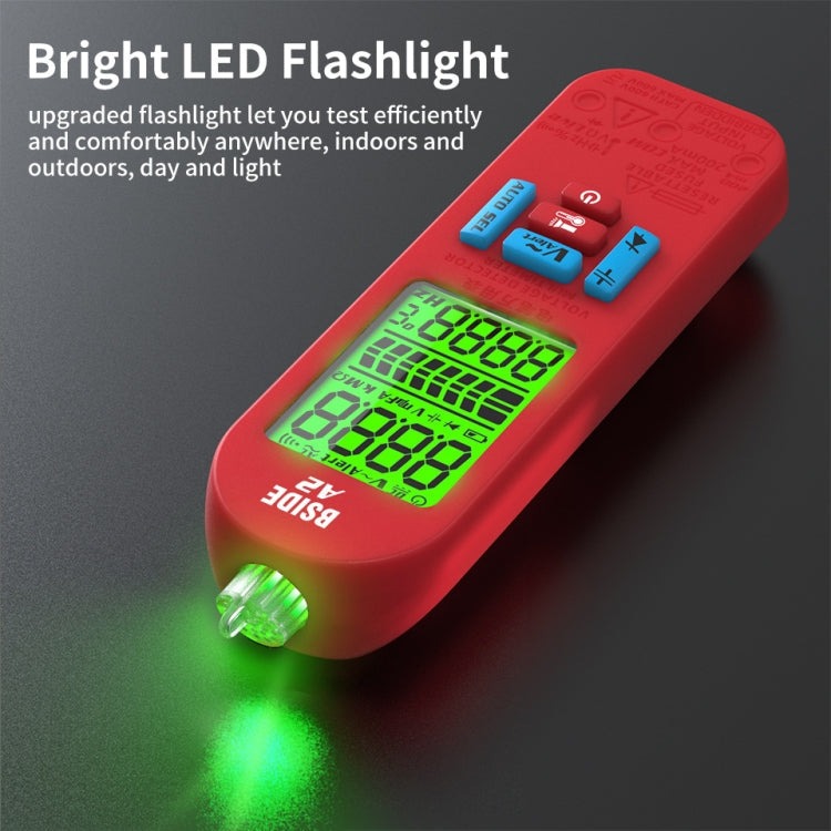 BSIDE A2 Charging Model Mini Digital Auto-Ranging Pencil Multimeter, Specification: With Tool Pack