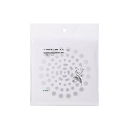 FASOLA 15pcs /Bag Sink Disposable Filter Sewer Mouth Non-woven Floor Drain Sticker, Spec: Large Hole