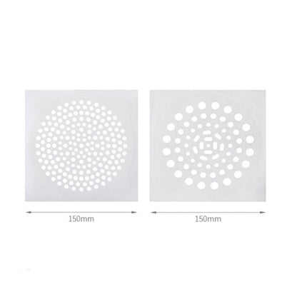 FASOLA 15pcs /Bag Sink Disposable Filter Sewer Mouth Non-woven Floor Drain Sticker, Spec: Large Hole