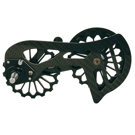 Roulette de guidage en fibre de carbone pour vélo de route, roulement de dérailleur arrière, pièces, numéro de modèle : SD6 Noir