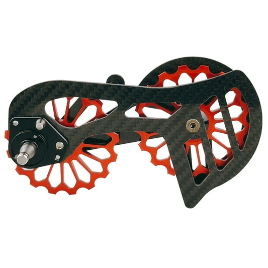 Galet de dérailleur arrière en fibre de carbone pour vélo de route, numéro de modèle : SD6 Rouge