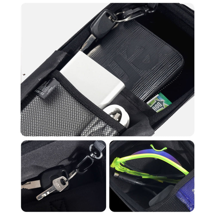 WILD MAN GD6X 2L Electric Scooter EVA Hard Shell Hanging Bag Folding Bike Bag(Black)