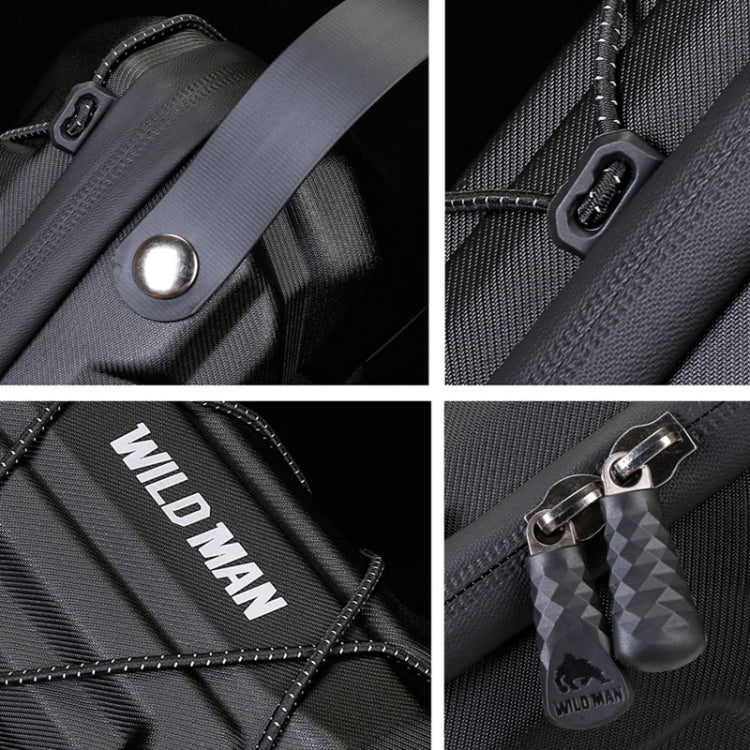 WILD MAN GD6X 2L Electric Scooter EVA Hard Shell Hanging Bag Folding Bike Bag(Black)