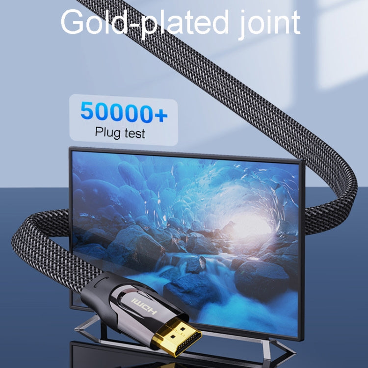 Câble rond HDMI VenTion de 1,5 m Câble de transmission de signal pour moniteur d'ordinateur