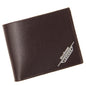 MenBense Men Wallet Casual Coin Purse Large Capacity Money Clip, Style: 555-1 (Dark Coffee)