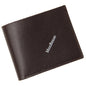 MenBense Portefeuille Homme Porte-monnaie Décontracté Grande Capacité Pince à Billets, Style : 555-8 (Café Foncé)