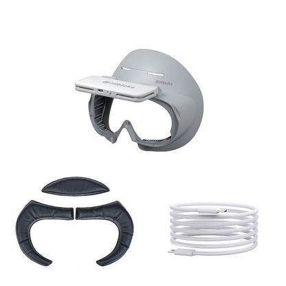 For PICO 4 Hibloks VR Glasses Face Cushion Protector Pad With Fan, Spec: 1pc PU Cotton