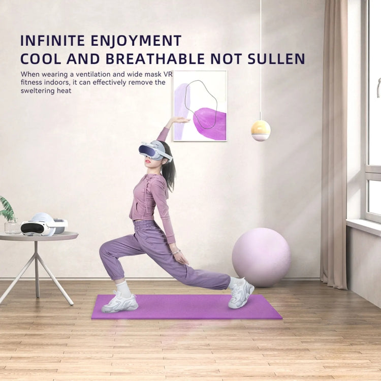 For PICO 4 Hibloks VR Glasses Face Cushion Protector Pad With Fan, Spec: 1pc Ice Silk