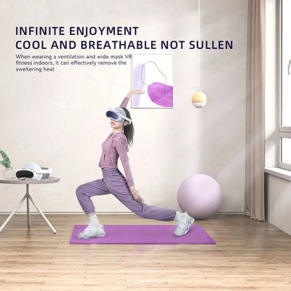 For PICO 4 Hibloks VR Glasses Face Cushion Protector Pad With Fan, Spec: 2pcs Ice Silk