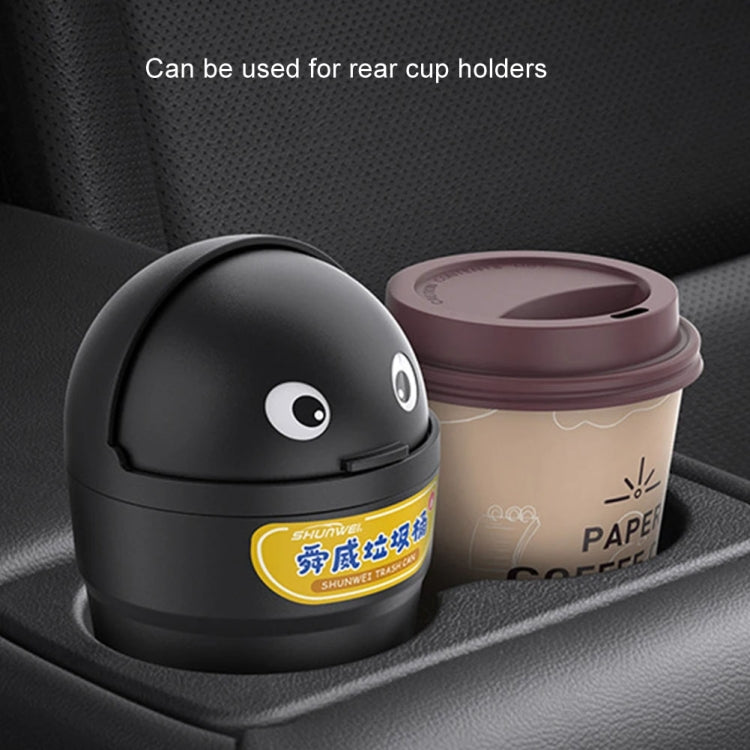 SHUNWEI SD-1610 Poubelle de voiture universelle Boîte de rangement organisatrice automatique (Noir)