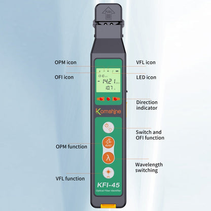 Komshine Optical Fiber Signal Direction Identification Instrument, Model: KFI-45-G