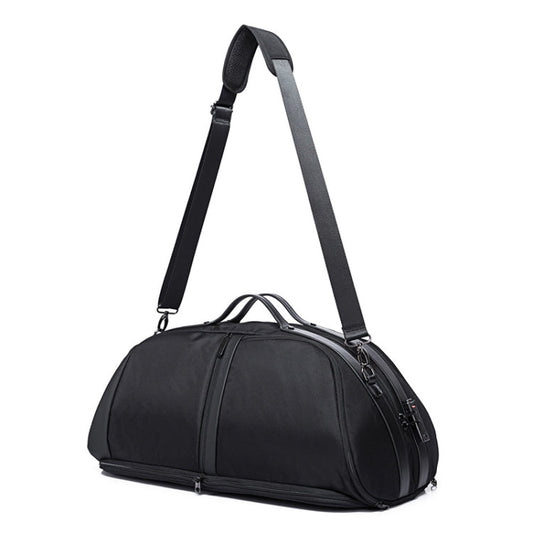 BANGE BG-77178 Handheld Large Capacity Travel Bag Mens/Ladies Wet & Dry Gym Bag(Black)