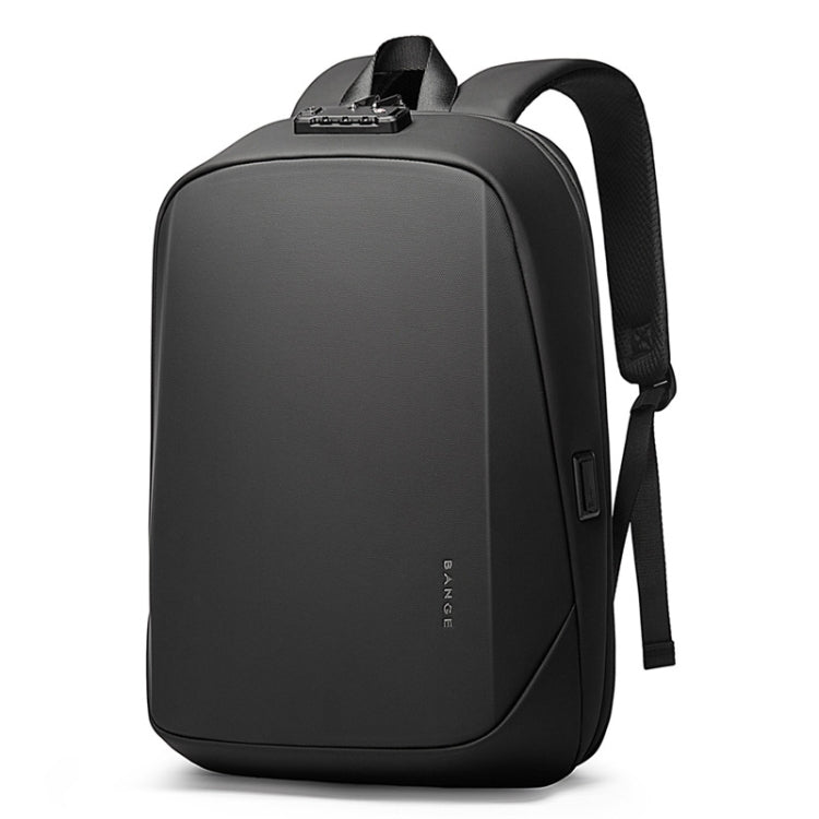 BANGE BG-7251 Mens Business Double-Shoulder Laptop Bag Large Capacity Waterproof Backpack(Black)