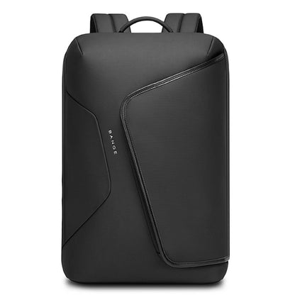 BANGE BG-2913 Mens Double-Shoulder Travel Outdoor Backpack Business Commuting Casual Laptop Bag(Black)