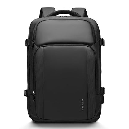 BANGE BG-7690 Sac à dos business double épaule pour homme, grande capacité, étanche, sac d'ordinateur de voyage (noir)