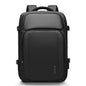 BANGE BG-7690 Sac à dos business double épaule pour homme, grande capacité, étanche, sac d'ordinateur de voyage (noir)