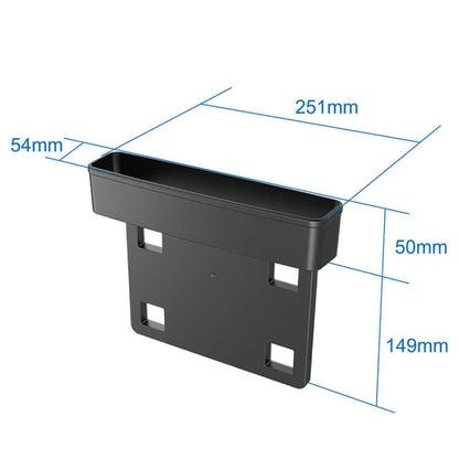 SHUNWEI SD-1513 Boîte de rangement pour siège de voiture, support de téléphone portable, fournitures de rangement pour voiture (noir)