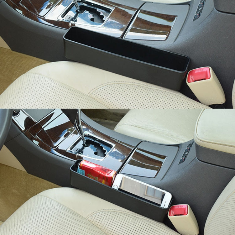 SHUNWEI SD-1513 Boîte de rangement pour siège de voiture, support de téléphone portable, fournitures de rangement pour voiture (noir)
