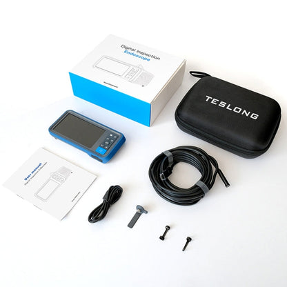 TESLONG MS450 8mm Dual Lens HD 4.5 Inch Large Screen Borescope Auto Repair Tool, 5M