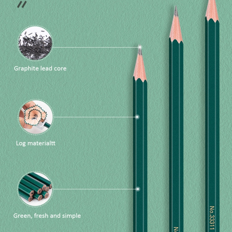 Deli 10pcs /Pack Hexagonal Pencil for Primary School Students, Spec: HB