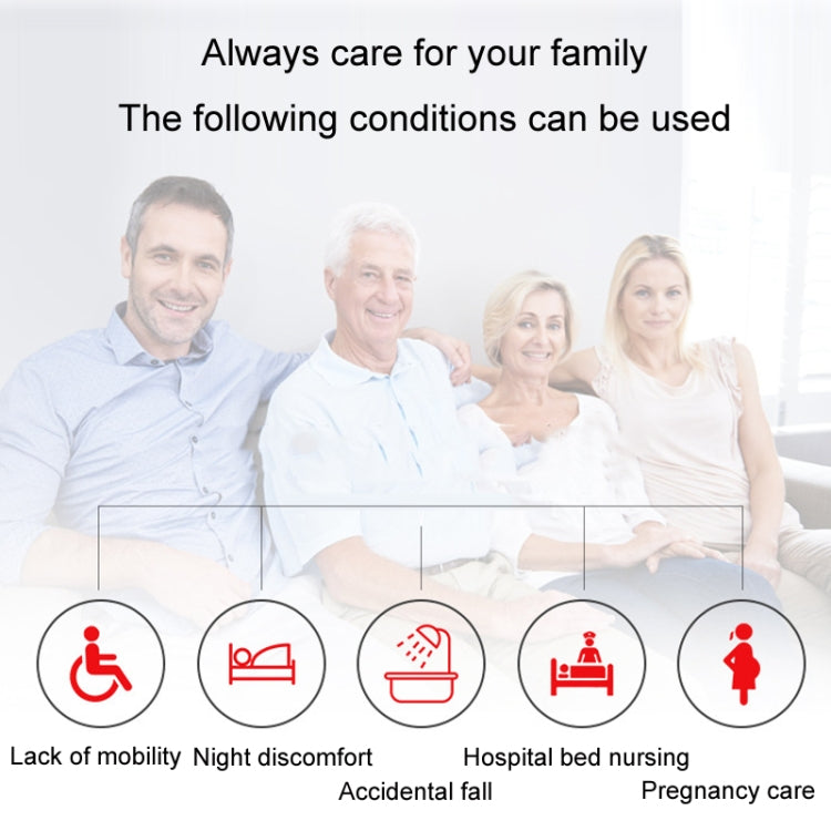 CACAZI C20 Two To Three Wireless Pager For The Elderly Home Care Waterproof Emergency Pager, EU Plug(Black)