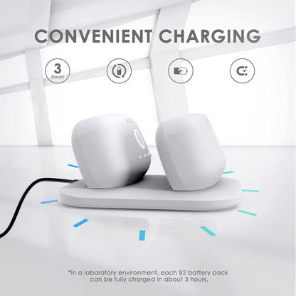 BOBOVR Twin Charger Station Magnetic Charging Dock for Quest 3 Head Strap B2 Battery Pack