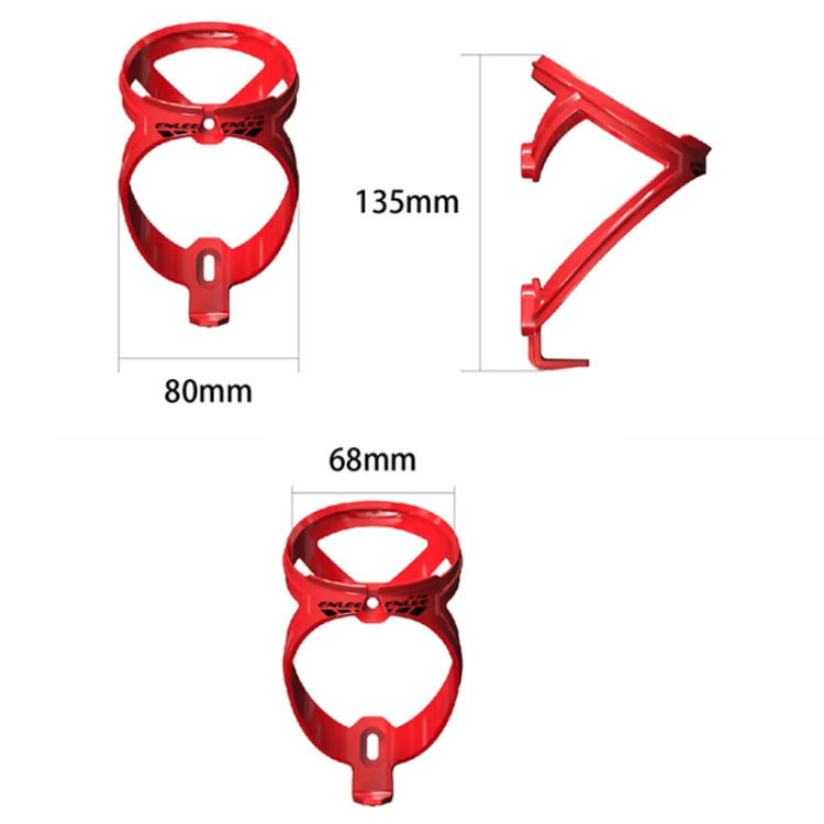 ENLEE R-50 Porte-Bidons Vélo en Plastique Support de Cylindre pour Vélo de Route et VTT Accessoires de Cyclisme (Noir)