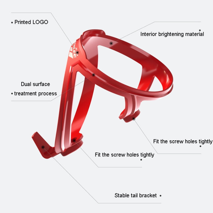 ENLEE R-50 Porte-Bidons Vélo en Plastique Support de Cylindre pour Vélo de Route et VTT Accessoires de Cyclisme (Noir)