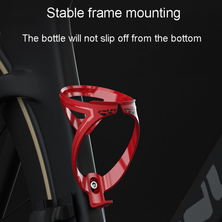 ENLEE R-50 Porte-Bidons Vélo en Plastique Support de Bouteille pour Vélo de Route et VTT Accessoires de Cyclisme (Rouge)