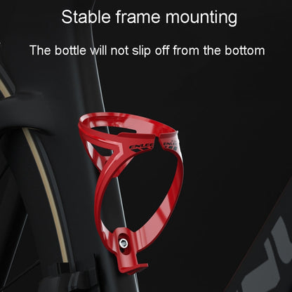 ENLEE R-50 Porte-Bidons Vélo en Plastique Support de Bouteille pour Vélo de Route et VTT Accessoires de Cyclisme (Rouge)