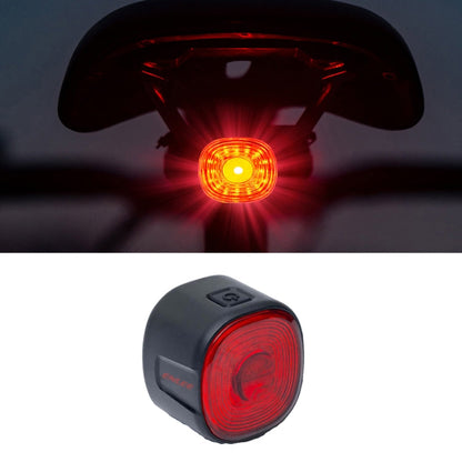 ENLEE EN09 Feu arrière de vélo Lumière d'avertissement lumineuse pour la conduite de nuit Feux de moto de route, Modèle : Modèle intelligent
