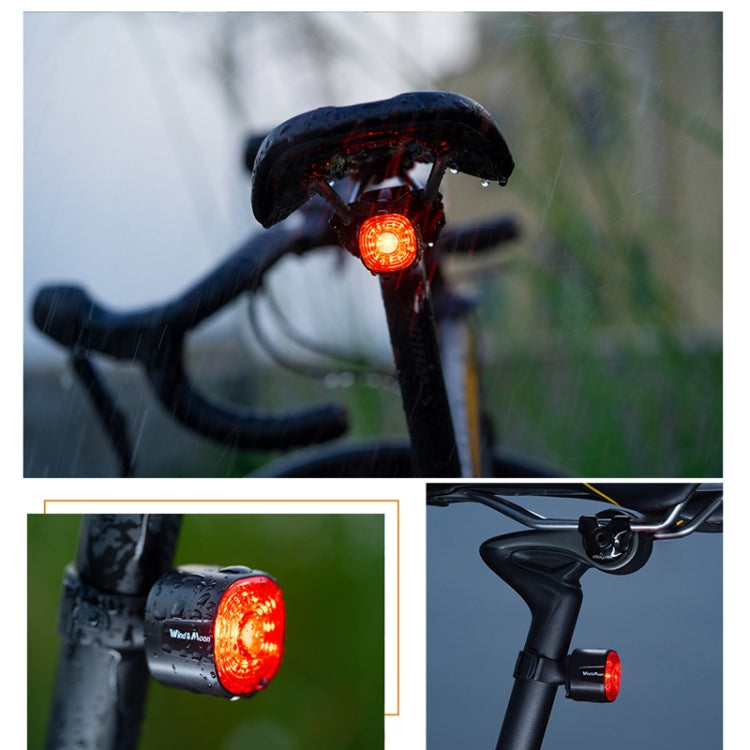 ENLEE EN09 Feu arrière de vélo Lumière d'avertissement lumineuse pour la conduite de nuit Feux de moto de route, Modèle : Modèle intelligent