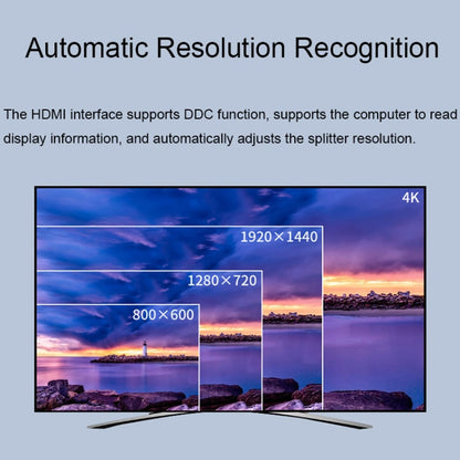 PWAY PW-S7201H Commutateur KVM HDMI 2 entrées 1 sortie 4K HD Coupeur d'écran vidéo